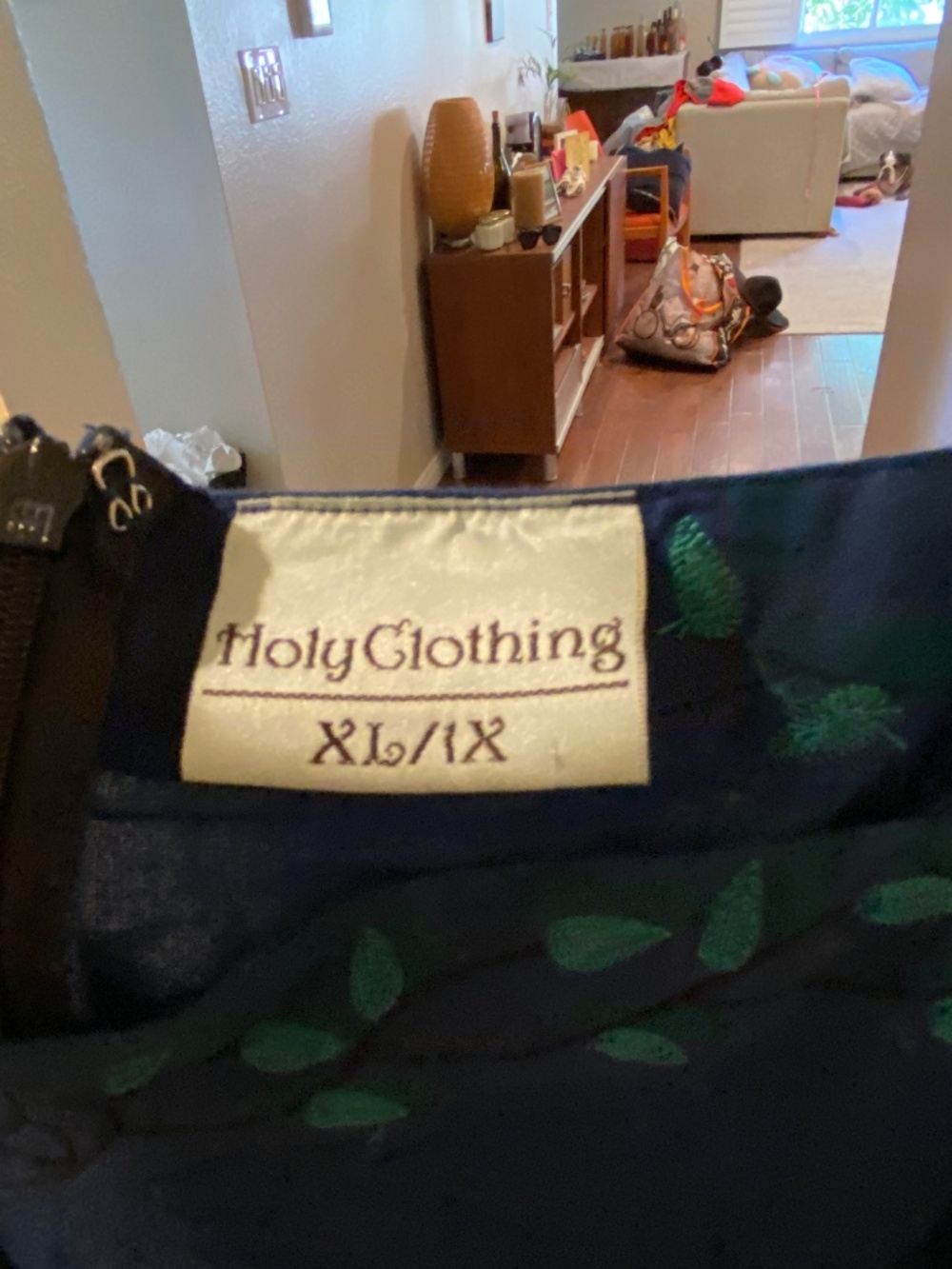 Acacia Maxi Holy Clothing Dress, Navy, Size XL/1X - Picture 4 of 4